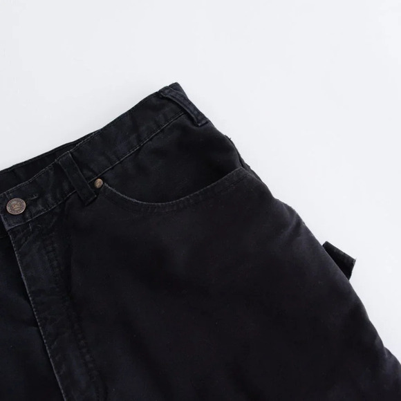 Tough Duck Black Carpenter Style Fleece Lined Pants - Picture 10 of 13